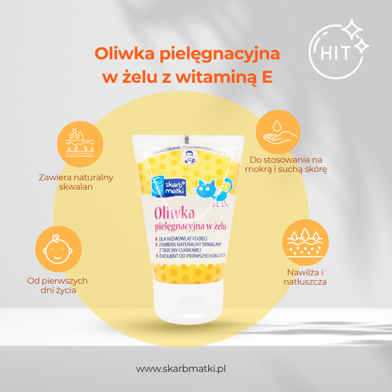 Oliwka w żelu z wit. E - Skarb Matki