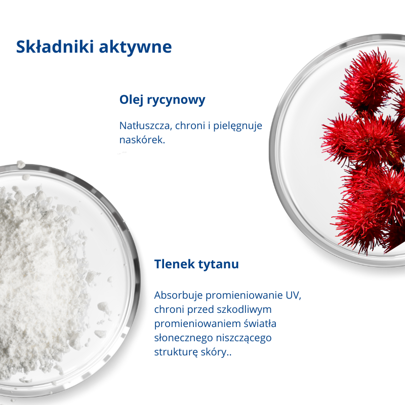 Pomadka ochronna o smaku kokosa i wanilii dla dzieci - Skarb Matki