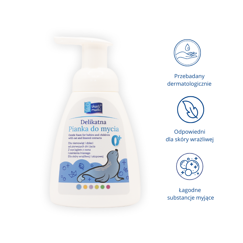 Pianka delikatna dla dzieci