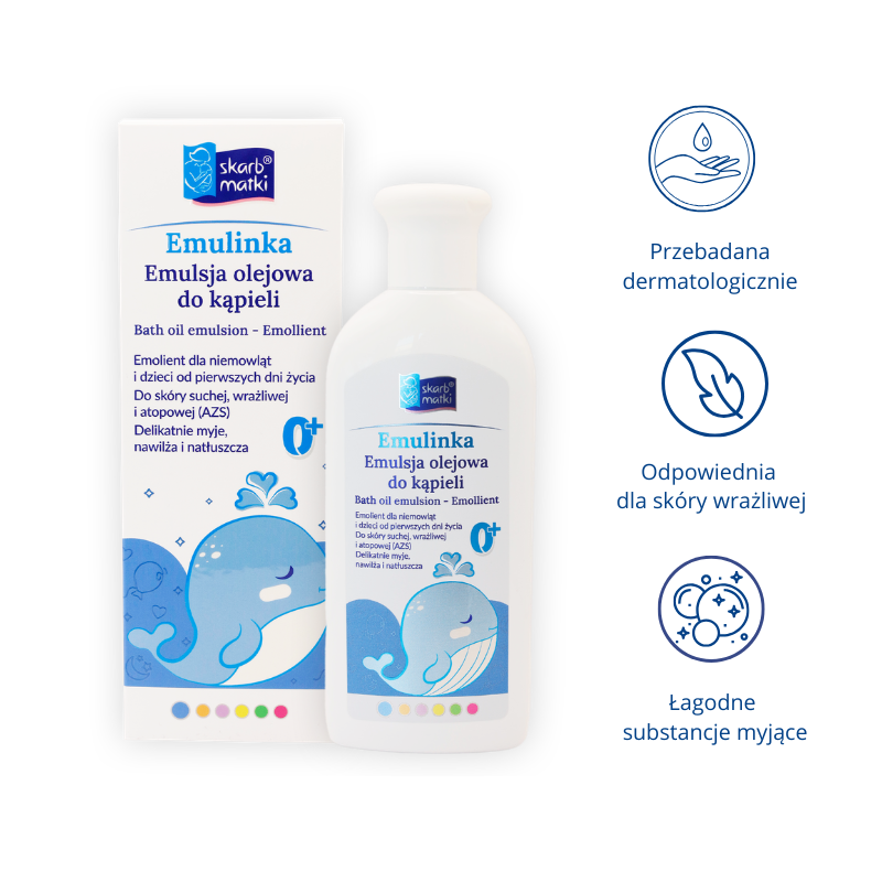 Zestaw Emulsja olejowa "Emulinka" + Balsam - Emolient "Balbinek"